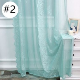 Przezroczyste Zasłony Okienne Eleganckie Zasłony Z Woalu Do Salonu