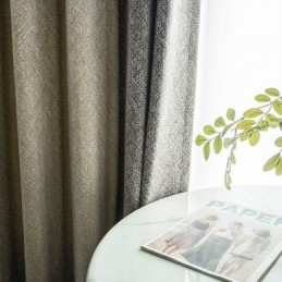 Nordic Patchwork Zasłony Jednolity Kolor Zaciemniający Do Salonu