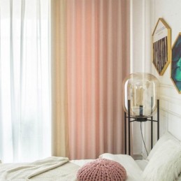 Nordic Patchwork Zasłony Jednolity Kolor Zaciemniający Do Salonu