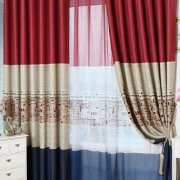 Zasłona Zaciemniająca W Stylu Brytyjskim, Wykonana Na Wymiar, Wzory Wież Zasłonowych, Drukowane Zasłony Do Salonu