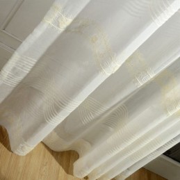 Haftowana Firana Z Prześwitu, Firana Na Wymiar, Minimalistyczna Klasyczna Woalka, Salon, Sypialnia
