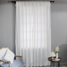 Zasłony Okienne Z Aksamitu, Eleganckie Panele Z Woalu, Salon, Sypialnia
