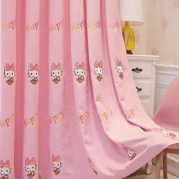Nowoczesna Zasłona Wykonana Na Wymiar, Haftowana, Śliczna Hello Kitty