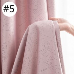 Geometryczne Żakardowe Zasłony Zaciemniające Do Salonu