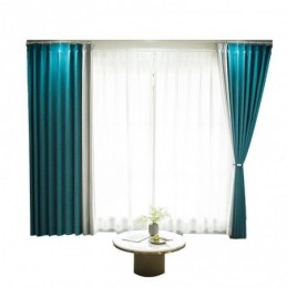 Nowoczesne Zaciemniające Zasłony Nordic Splice Window Drapes For Bedroom