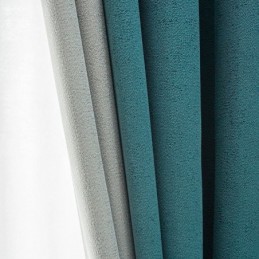 Nowoczesne Zaciemniające Zasłony Nordic Splice Window Drapes For Bedroom