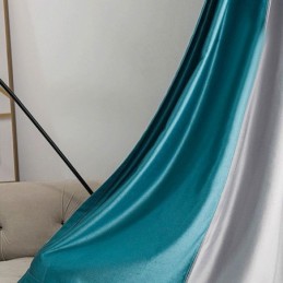 Nordic Patchwork Zasłony Jednolity Kolor Zaciemniający Do Salonu