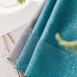 Nordic Patchwork Zasłony Jednolity Kolor Zaciemniający Do Salonu