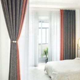 Nordic Patchwork Zasłony Zaciemniające Do Salonu Sypialni