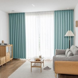 Zasłony O Wysokiej Precyzji Zaciemniające Salon Sypialnia Hotel Jednolity Kolor