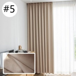 Zasłony O Wysokiej Precyzji Zaciemniające Salon Sypialnia Hotel Jednolity Kolor