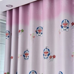 Zasłona Zaciemniająca Doraemon Printed Blackout Curtain Made To Measure Zasłony Okienne Do Pokoju Dziecięcego