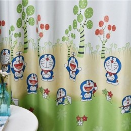 Zasłona Zaciemniająca Doraemon Printed Blackout Curtain Made To Measure Zasłony Okienne Do Pokoju Dziecięcego