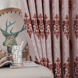 Europejska Tkanina Żakardowa Chenille Nowoczesne Zasłony Do Salonu, Jadalni, Sypialni