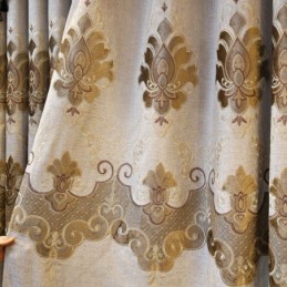 Zasłona Na Wymiar Zasłona W Stylu Europejskim Haft