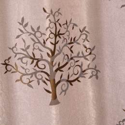 Nowoczesne Zasłony Zaciemniające, Zasłony Z Tkaniny Żakardowej W Kształcie Drzewa