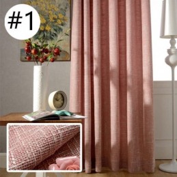 Zasłona Nordic Curtain Made To Measure Minimalistyczna Bawełna Len Jednolity Kolor
