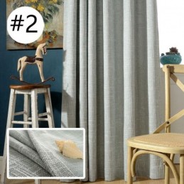 Zasłona Nordic Curtain Made To Measure Minimalistyczna Bawełna Len Jednolity Kolor