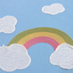 Słodka, Kreskówkowa, Tęczowa, Zaciemniająca Zasłona, Wykonana Na Wymiar, Do Dziecięcej Sypialni