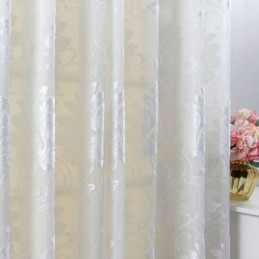 Nowoczesna Kwiatowa Firanka Wykonana Na Wymiar, Panel Zasłonowy Do Salonu, Sypialni
