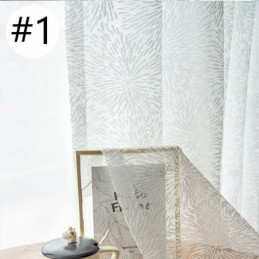 Nordic Tulle Sheer Curtains Eleganckie Białe Zasłony Z Woalu Zasłony Na Wymiar Panele Do Salonu Jeden