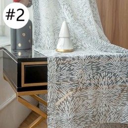Nordic Tulle Sheer Curtains Eleganckie Białe Zasłony Z Woalu Zasłony Na Wymiar Panele Do Salonu Jeden