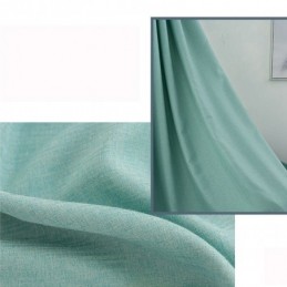 Nordic Plain Curtain Zasłona Wykonana Na Wymiar Tkanina Zaciemniająca Jednolity Kolor Do Sypialni