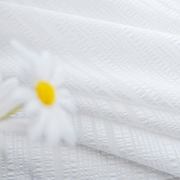 Nowoczesna Firanka Z Tiulu Woalowego, Wykonana Na Wymiar, Jednokolorowa, Biała, Przezroczysta Do Salonu