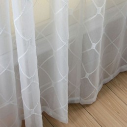 Geometryczne Wzory Firanek Do Salonu Sypialni