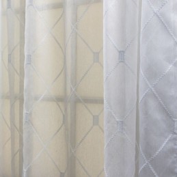 Geometryczne Wzory Firanek Do Salonu Sypialni