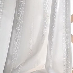 Białe, Przezroczyste Zasłony W Stylu Nordyckim, Żakardowe Zasłony Do Salonu, Sypialni