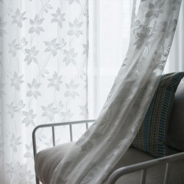Zasłony Tiulowe Kwiatowe Delikatne Ekrany Zasłony Do Sypialni Salonu