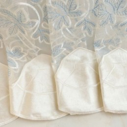 Luksusowa Tiulowa Zasłona Wykonana Na Wymiar, Haftowana Woalka Z Motywem Kwiatowym Do Salonu