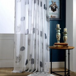 Eleganckie Zasłony Lotus Voile Wykonane Na Wymiar, Panele Rolet Do Salonu, Sypialni