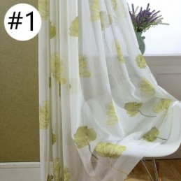 Eleganckie Zasłony Lotus Voile Wykonane Na Wymiar, Panele Rolet Do Salonu, Sypialni