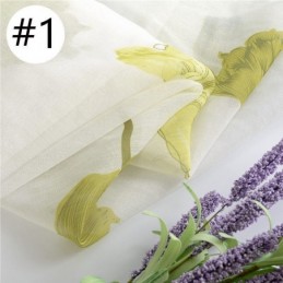 Eleganckie Zasłony Lotus Voile Wykonane Na Wymiar, Panele Rolet Do Salonu, Sypialni
