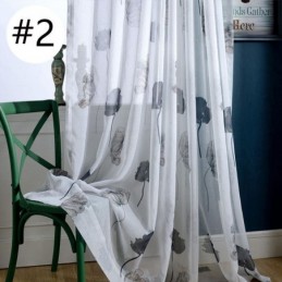 Eleganckie Zasłony Lotus Voile Wykonane Na Wymiar, Panele Rolet Do Salonu, Sypialni