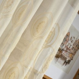 Okrągłe Haftowane Firanki Do Salonu I Sypialni