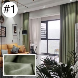 Zasłona Zaciemniająca W Stylu Nordyckim, Solidna, Flanelowa, Hotelowa, Szyta Na Miarę