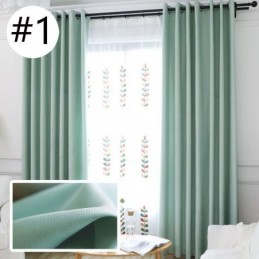 Nordic Solid Color Velvet Linen Curtains Zasłony Zaciemniające Zasłony Szyte Na Miarę Tkanina Na Zasłony