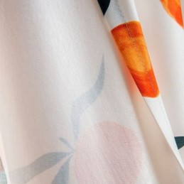 Zasłona Na Wymiar Zasłona W Stylu Nordyckim Z Nadrukiem Owoców