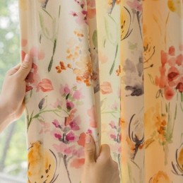 Zasłony Zaciemniające American Floral Print