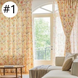 Zasłony Zaciemniające American Floral Print