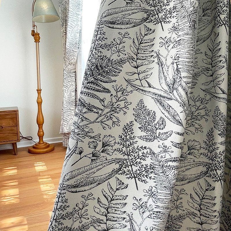Zasłony Chenille American Dark Jacquard