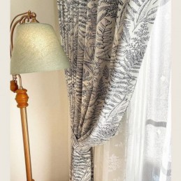 Zasłony Chenille American Dark Jacquard