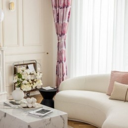 Zasłony Zaciemniające Nordic Chenille Printed
