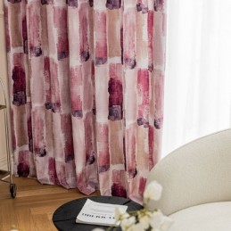 Zasłony Zaciemniające Nordic Chenille Printed