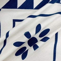Zasłony Lniane W Stylu Nordyckim Z Nadrukiem Geometrycznym Do Salonu I Sypialni