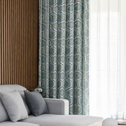 Nordic Blackout Zasłony Geometryczne Drukowane Do Salonu Sypialni