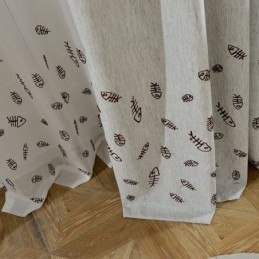 Nordic Blackout Curtain Zasłona Na Wymiar Fishbone Jacquard Do Salonu Sypialni